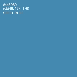 #4489B0 - Steel Blue Color Image